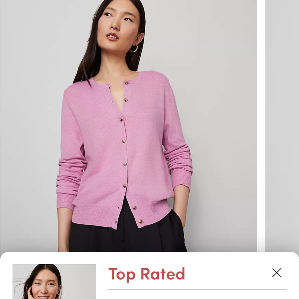Ann Taylor Pink Women's Cardigan - Picture 5 of 8
